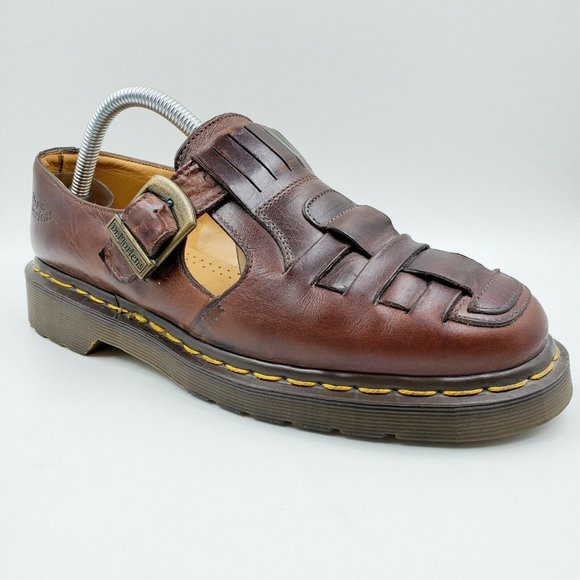 Dr. Martens | Shoes | Vintage Dr Martens Brown Fisherman Sandals 855 | Poshmark